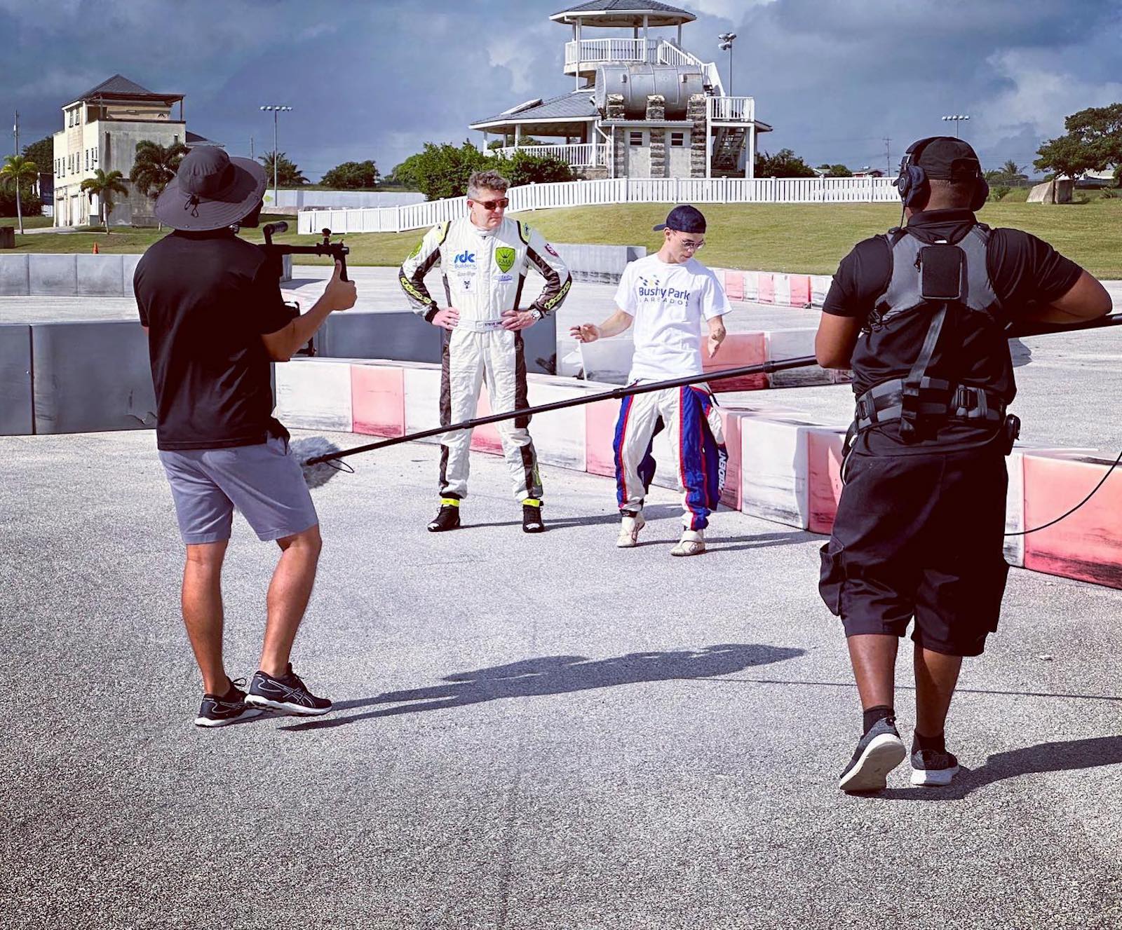 Making films in Barbados